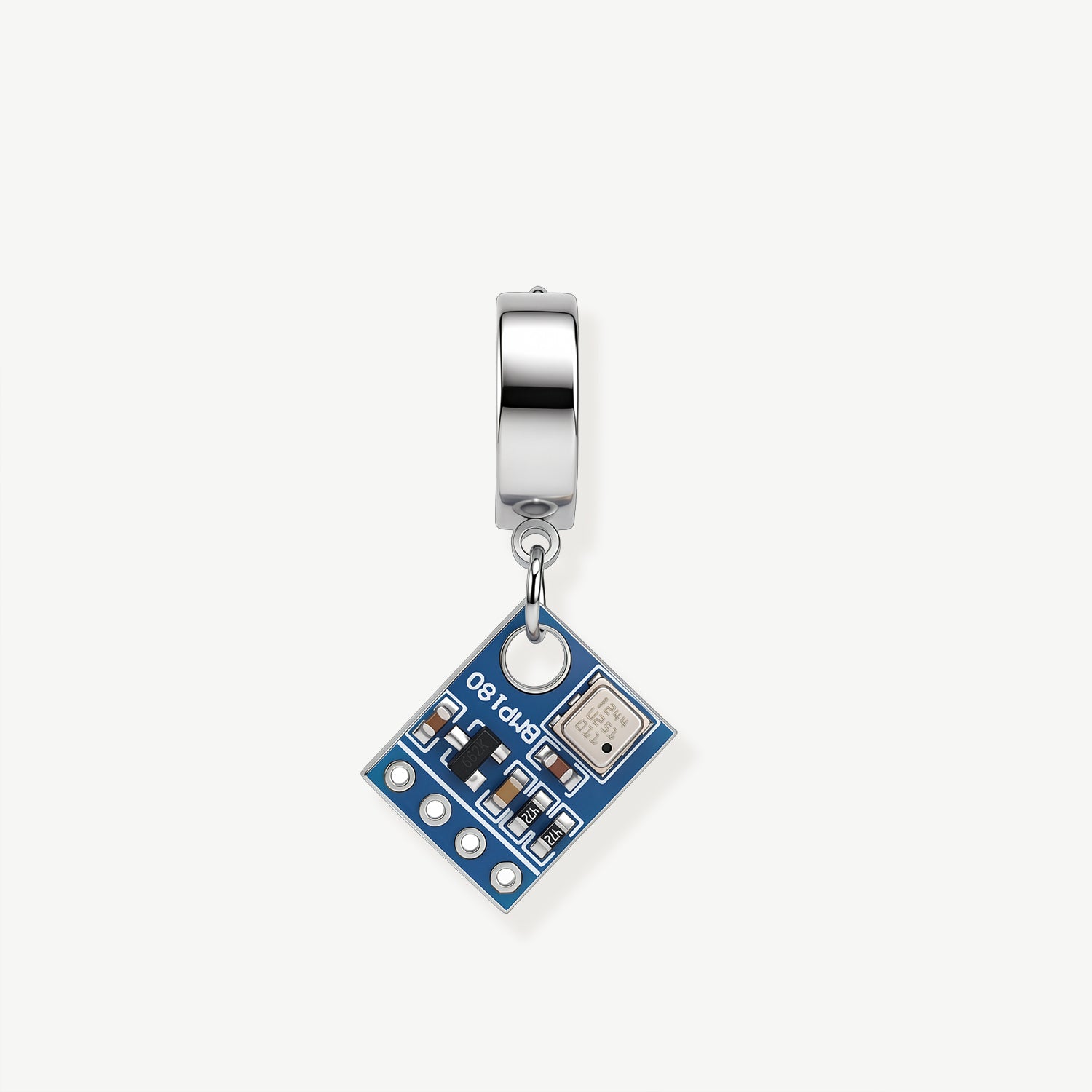 Computer Chip Earring